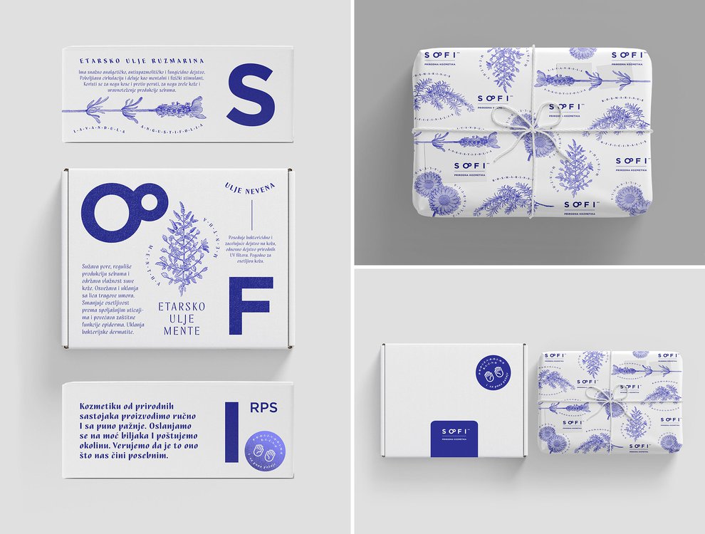 Sofi cosmetics boxes cosmetics packaging by melica pantelic